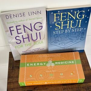 Feng Shui Book Set and Energy Medicine Kit NEW